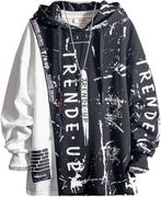 Hoodie Heren Capuchon Trui Maat M, Ophalen, COVISOTY, Maat 48/50 (M), Zwart