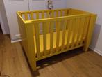 2 x robuuste ledikant/babybed voor tweeling okergeel zgan, Kinderen en Baby's, Babywiegjes en Ledikanten, Ophalen of Verzenden