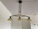 Armatuur met 3 lampen, Ophalen, Zo goed als nieuw, Glas, Minder dan 50 cm