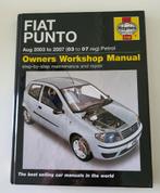 Fiat Punto 2003-2007 Haynes Owners Workshop Manual, Auto diversen, Handleidingen en Instructieboekjes, Ophalen of Verzenden