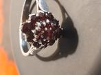 Zilvere ring met steentjes, Sieraden, Tassen en Uiterlijk, Ringen, Ophalen of Verzenden, Zilver, Zilver, Dame