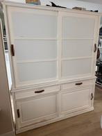 Witte Kast/Dressoir met Schuifdeuren, Antiek en Kunst, Antiek | Meubels | Kasten, Ophalen
