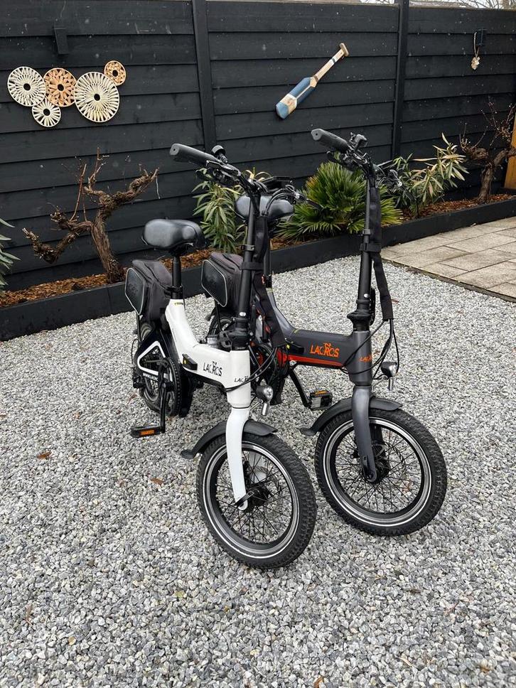 Twee elektrische vouwfietsen te koop!, Fietsen en Brommers, Elektrische fietsen, Zo goed als nieuw, Overige merken, 30 tot 50 km per accu