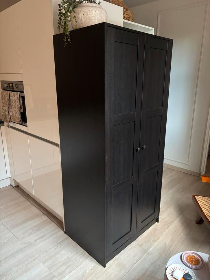 Nieuwe Zwarte IKEA Brimnes Kast - 2 Deurs, Huis en Inrichting, Kasten | Kledingkasten, Nieuw, 100 tot 150 cm, 50 tot 100 cm, 25 tot 50 cm