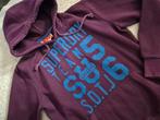 Superdry sweater trui hoodie Aubergine maat XL, Paars, Maat 56/58 (XL), Ophalen of Verzenden, Zo goed als nieuw
