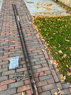 Dubbele roede 3,95m - Titanium kleur, Ophalen, Gebruikt, Overige kleuren