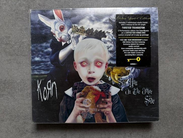 Korn - See You On The Other Side, leuke digipack 2 cd goed, Cd's en Dvd's, Cd's | Hardrock en Metal, Zo goed als nieuw, Ophalen of Verzenden