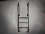 Zwembadladder met 3 sporten 120 cm roestvast staal €99,-, Ophalen of Verzenden, Nieuw, Ladder