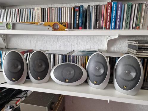 KEF KHT3001 satelliet speakers (KHT 3005 serie), Audio, Tv en Foto, Luidsprekers, Zo goed als nieuw, Front, Rear of Stereo speakers