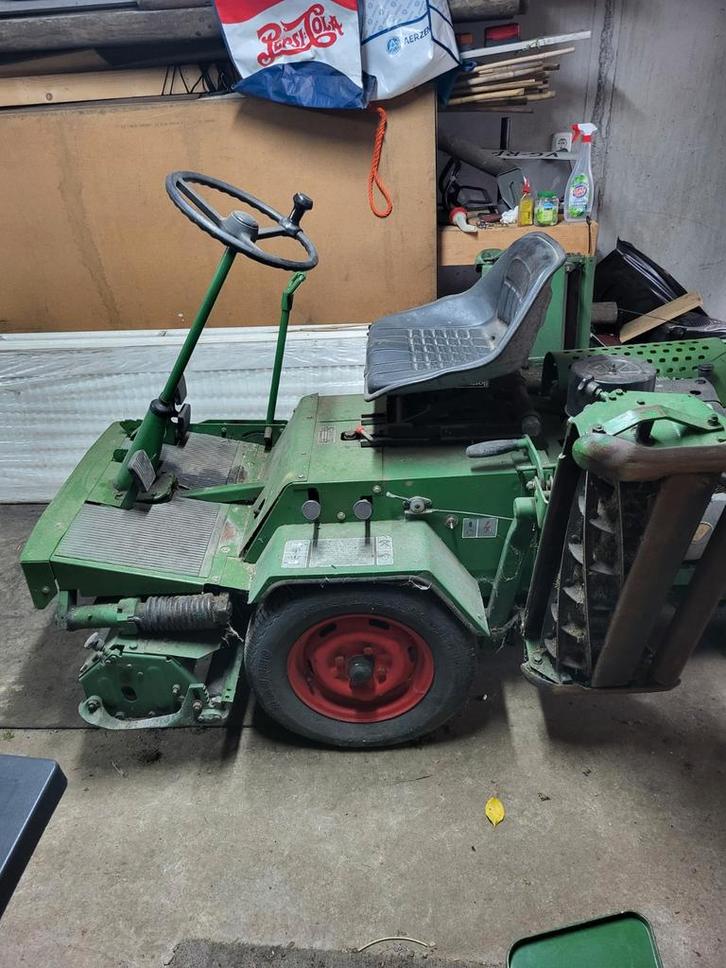 Zitmaaier, voor echte liefhebber. Ransomes, ca. 50 jaar oud., Tuin en Terras, Zitmaaiers, Ophalen