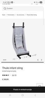 Thule babyzitje / sling voor fietskar bakfiets, Ophalen of Verzenden, Nieuw, Kinderkar