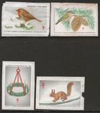 S- Ned. TBC Zegels (vogels, kerstkrans, eekhoorn), Postzegels en Munten, Na 1940, Ophalen of Verzenden, Gestempeld
