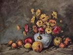 Schilderij olieverf op doek klassiek stilleven gesigneerd, Ophalen