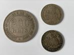Antieke Braziliaanse Brazilië munten (200 en 100 Reis), Verzenden, Zuid-Amerika, Losse munt