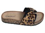 Ibiza Black leopard Slippers maat 37, Kleding | Dames, Schoenen, Slippers, Zwart, Nieuw, Ophalen of Verzenden