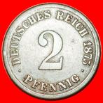 Ⰿ EAGLE (1873-1877): GERMANY 2 PFENNIGS 1875A PRUSSIA!, Verzenden, Duitsland, Losse munt