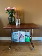Mid Century tafel / Bijzettafel/ salontafel/ lectuurtafel, Huis en Inrichting, Tafels | Sidetables, Ophalen, Gebruikt, 50 tot 100 cm