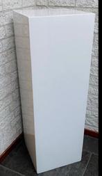 Sokkel/Zuil/Pilaar 30x30x100 cm wit hoogglans, Ophalen, Zo goed als nieuw