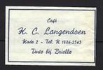 3049 Tinte cafe LANGENDOEN, Ophalen of Verzenden, Nederland