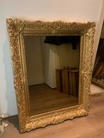 Grote zware Gouden Spiegel barok, Antiek en Kunst, Antiek | Spiegels, Ophalen, Rechthoekig, 50 tot 100 cm, Minder dan 100 cm