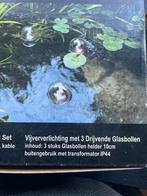 Vijver verlichting bollen, 3 stuks NIEUW IN DOOS, Tuin en Terras, Vijver-toebehoren, Verzenden, Nieuw, Vijververlichting