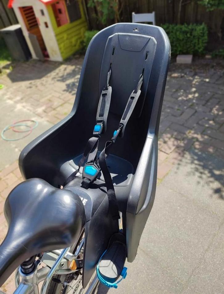 Thule Ride-Along Lite fietsstoeltje + extra montagebeugel, Fietsen en Brommers, Fietsaccessoires | Fietsstoeltjes, Gebruikt, Ophalen