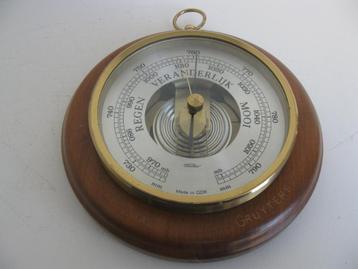 Fischer barometer. Café Zaal Gruyters. beschikbaar voor biedingen