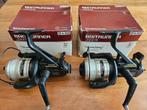 2 SHIMANO 3500B baitrunners in doos met lijn!, Verzenden, Zo goed als nieuw, Molen