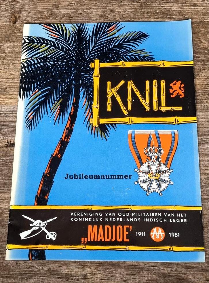 KNIL Jubileumnummer Madjoe 1911-1981, Verzamelen, Militaria | Algemeen, Landmacht, Boek of Tijdschrift, Nederland, Ophalen of Verzenden
