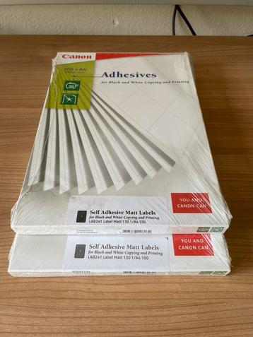 A4 etiketten Canon 200 stuks beschikbaar voor biedingen