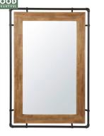 Maison du Monde Spiegel 80x120 Industrieel, Ophalen, Gebruikt, 100 tot 125 cm, Minder dan 100 cm