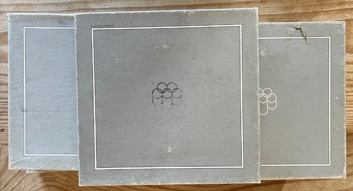 Canada Complete serie 5/10 Dollar 1976 Proof in cassette(7), Postzegels en Munten, Edelmetalen en Baren, Zilver, Ophalen of Verzenden