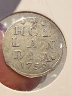 Zeelandia, 2 stuiver 1755, zilver (4), Postzegels en Munten, Munten | Nederland, Ophalen of Verzenden, Vóór koninkrijk, Zilver