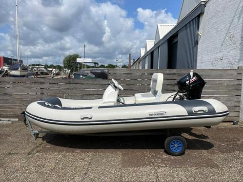 Nimarine MX 3.60 Rib met Suzuki 20pk met strandkar compleet, Watersport en Boten, Rubberboten, Zo goed als nieuw, Overige merken