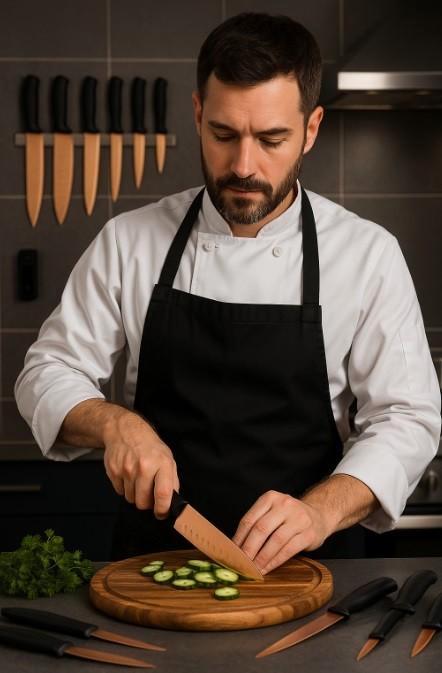 11-delige messenset, Huis en Inrichting, Keuken | Bestek, Nieuw, Rvs of Chroom, Ophalen of Verzenden