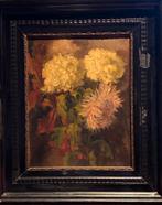 Stilleven van chrysanten - N.L. van den Berg (ca. 1890-, Antiek en Kunst, Kunst | Schilderijen | Klassiek, Verzenden