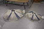 2 x hanglamp RAFA Light & Living touw creme & blauw, Ophalen of Verzenden, Zo goed als nieuw, Metaal