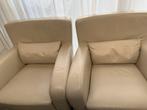 2 CINNA  leren fauteuils, Ophalen, Zo goed als nieuw, 75 tot 100 cm, 50 tot 75 cm