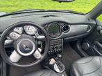 Mini 1.6 16V Cooper S Cabrio AUT 2005 Zwart, Auto's, Mini, Zwart, 4 cilinders, Cabriolet, 4 stoelen