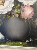 schilderij pot met bloemen stilleven, Huis en Inrichting, Woonaccessoires | Schilderijen, Tekeningen en Foto's, Ophalen of Verzenden