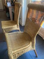 Rieten stoelen 6 stuks. In een koop, Huis en Inrichting, Ophalen, Gebruikt, Overige kleuren, Riet of Rotan