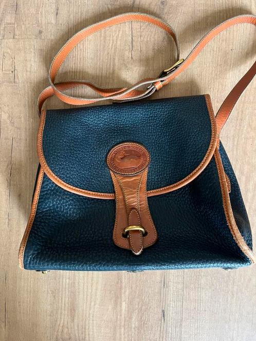 Vintage Dooney & Bourke, Sieraden, Tassen en Uiterlijk, Tassen | Damestassen, Gebruikt, Overige typen, Blauw, Ophalen of Verzenden