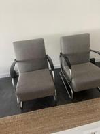 Gispen 407 fauteuils, 75 tot 100 cm, Ophalen of Verzenden, Zo goed als nieuw, Stof