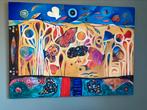 Kunstwerk (olieverf op canvas) 120x87 cm, Ophalen