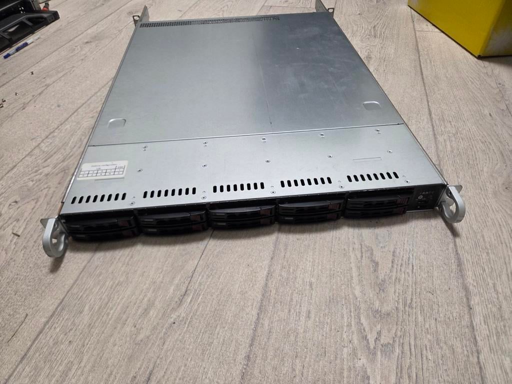 Supermicro X10DRW-E 1U 10x SFF server, Computers en Software, Servers, Ophalen, Gebruikt, 2 tot 3 Ghz, 32 GB