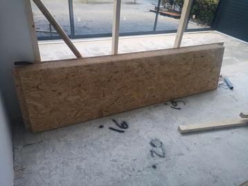 8 stuks OSB platen 60x244, 15 mm dik  beschikbaar voor biedingen
