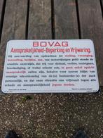 Origineel emaille bord Bovag., Verzamelen, Merken en Reclamevoorwerpen, Ophalen of Verzenden, Zo goed als nieuw, Reclamebord