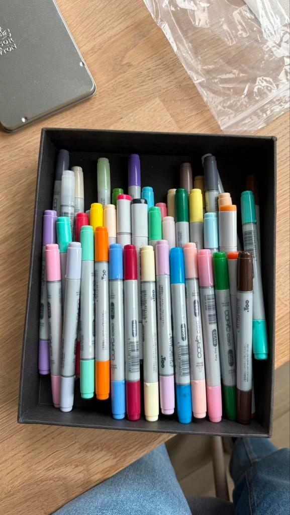 Originele copic ciao markers, Hobby en Vrije tijd, Tekenen, Zo goed als nieuw, Potlood of Stift, Ophalen of Verzenden