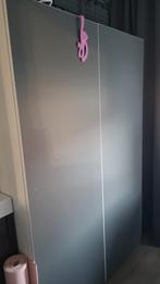 kledingkast grijs 180/120/55, Huis en Inrichting, Ophalen, Gebruikt, 100 tot 150 cm, 150 tot 200 cm