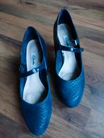 Prachtige blauwe leren pumps maat 40, Pumps, Blauw, Ophalen of Verzenden, Clarks